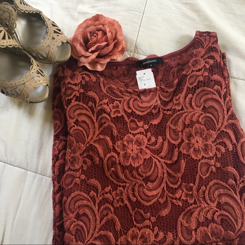 Sold: Lace midi dress